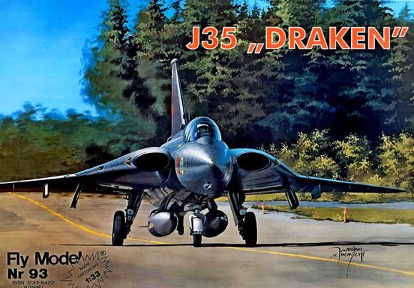 Истребитель Saab J-35F Draken (1955)