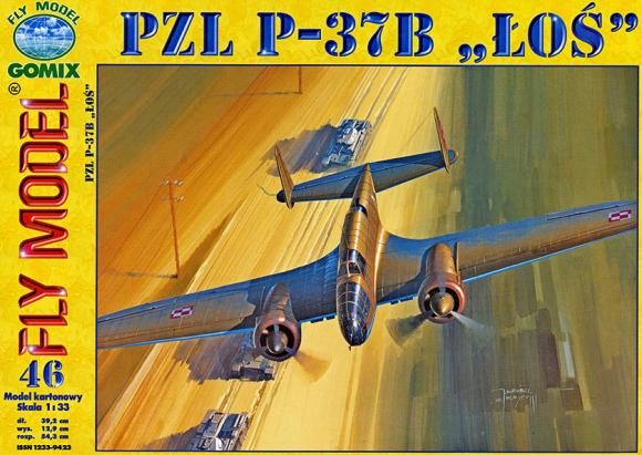 Бомбардировщик PZL P-37B Los (1936)