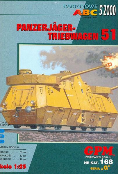 Мотоброневагон Panzerjager Triebwagen 51