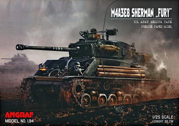 Средний танк M-4A3E8 Sherman Fury