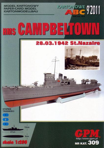 Эсминец HMS Campbeltown