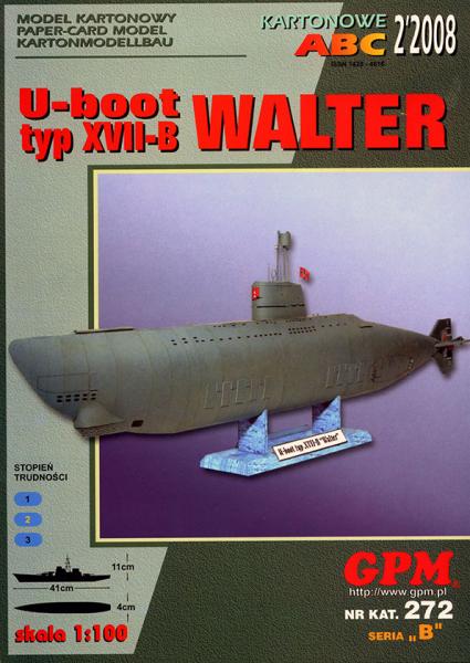 Подводная лодка тип XVII-B Walter