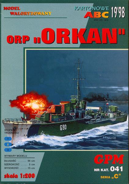 Эсминец ORP Orkan