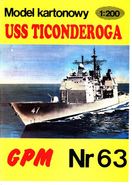 Крейсер USS Ticonderoga