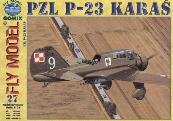 Бомбардировщик PZL P-23 Karas (1934)