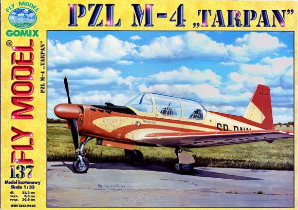 Учебно-тренировочный самолет PZL M-4 Tarpan