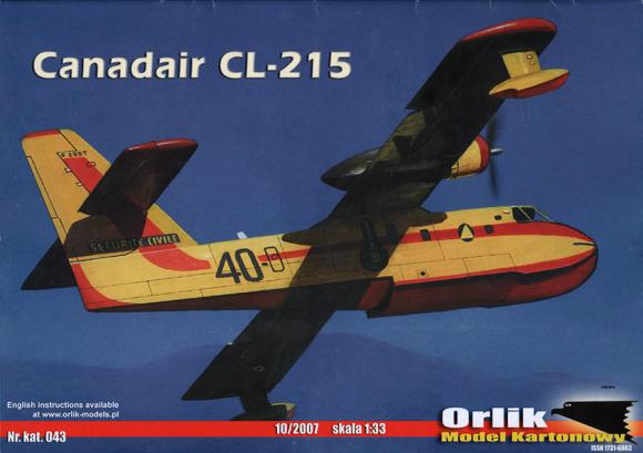 Самолет пажаротушения Canadair CL-215