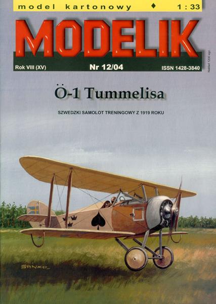 Учебно-тренировочный самолет FVM O-1 Tummelisa (1920)