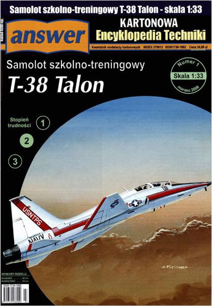 Учебно-тренировочный самолет Northrop T-38 Talon