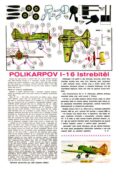 Истребитель Поликарпов И-16