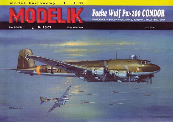 Бомбардировщик Focke-Wulf FW-200 Condor (1937)