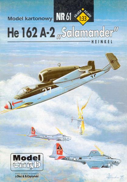 Истребитель Heinkel He-162A-2 Salamander