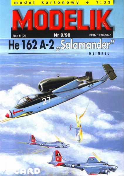 Истребитель Heinkel He-162A-2 Salamander