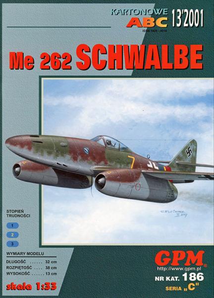 Истребитель Messerschmitt Me-262A-1 Schwalbe