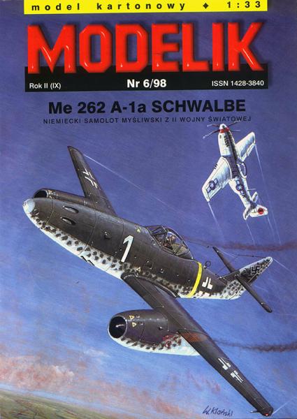 Истребитель Messerschmitt Me-262A-1A Schwalbe