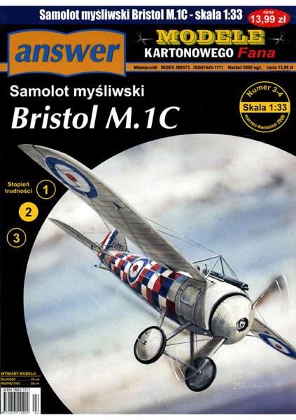 Истребитель Bristol M-1C (1916)