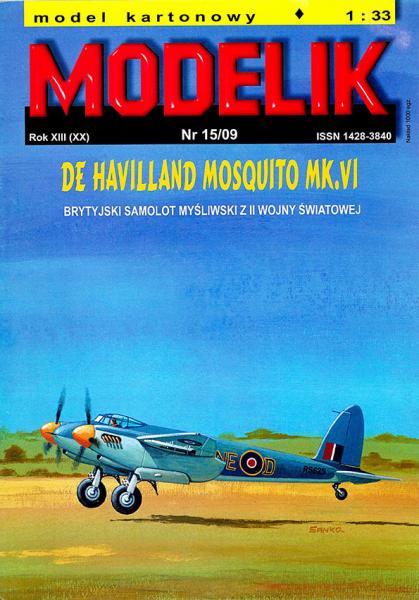 Истребитель De Havilland Mosquito Mk-VI