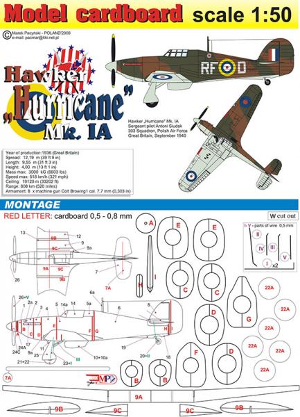 Истребитель Hawker Hurricane Mk-IA