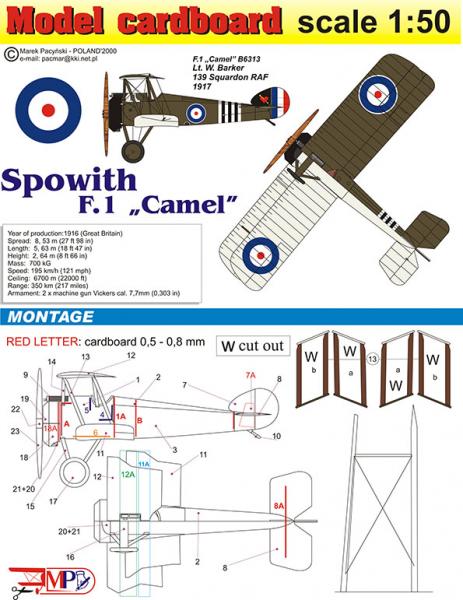 Истребитель Sopwith F-1 Camel