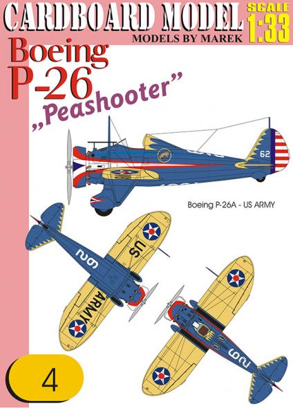 Истребитель Boeing P-26 Peashooter (1932)