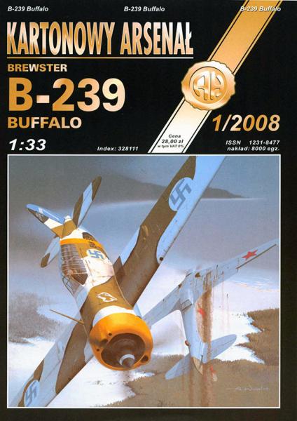 Истребитель Brewster F2A (B-239) Buffalo (1937)