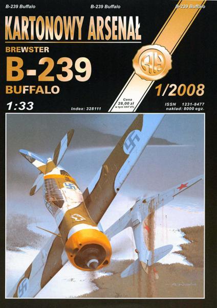 Истребитель Brewster F2A /B-239/ Buffalo