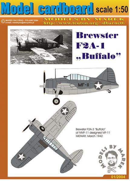 Истребитель Brewster F2A-3 Buffalo (1937)