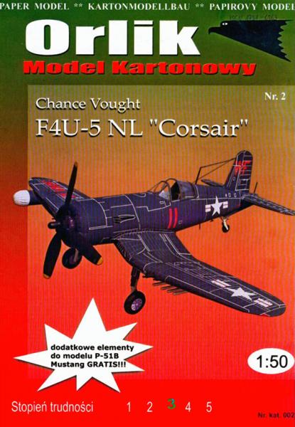 Истребитель Chance Vought F4U-5NL Corsair