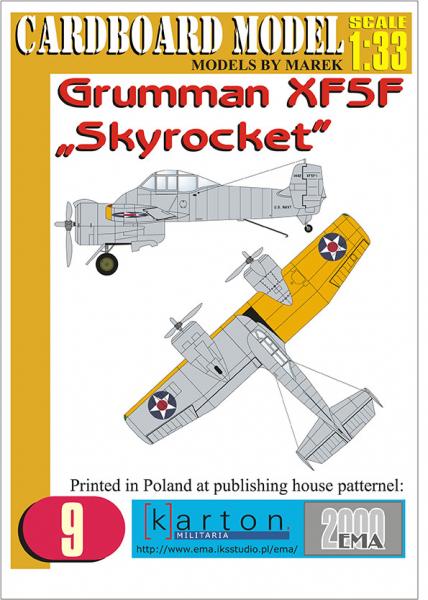 Истребитель Grumman XF5 Skyrocket