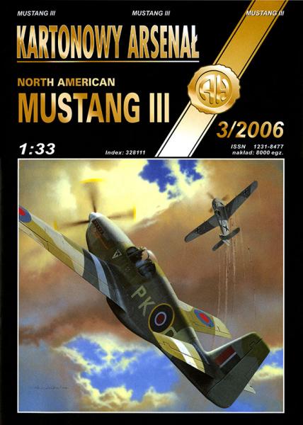 Истребитель North American P-51 Mk-III Mustang