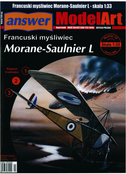 Истребитель Morane-Saulnier L