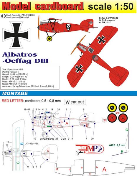 Истребитель Albatros Oeffag D-III