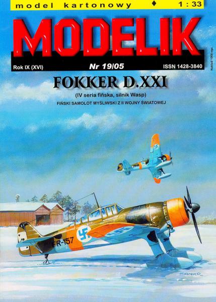 Истребитель Fokker D-XXI