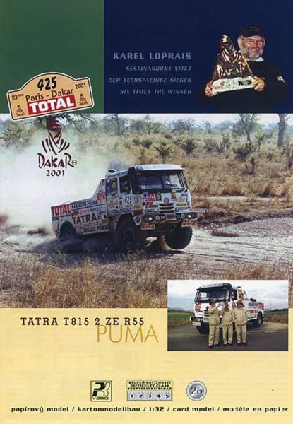 Грузовик Tatra T815 Спортивный Dakar 2001