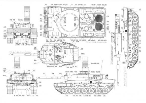 Основной танк Leopard 2A4