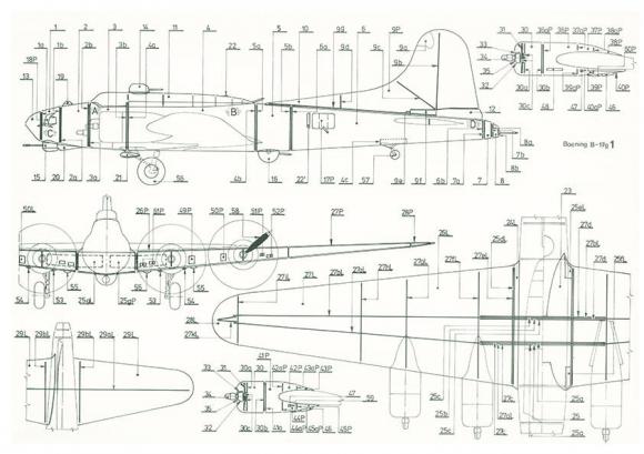 Бомбардировщик Boeing B-17G Flying Fortress