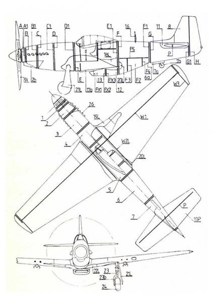 Истребитель North American P-51D Mustang