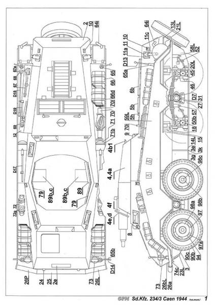 Бронетранспортер SdKfz-234-3 Caen