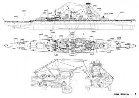 Тяжелый крейсер DKM Lutzow