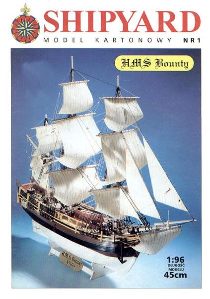 Трехмачтовый корабль HMS Bounty