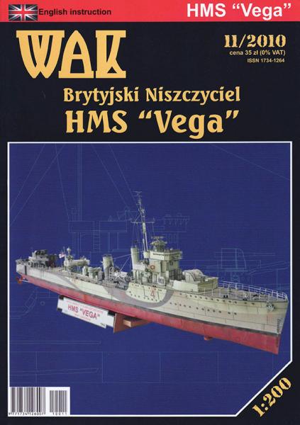 Эсминец HMS Vega