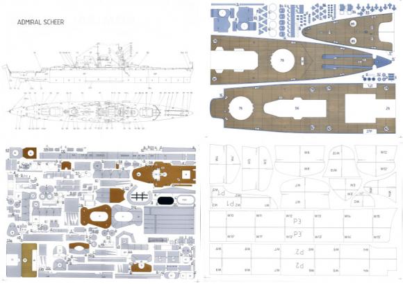 Тяжелый крейсер DKM Admiral Scheer