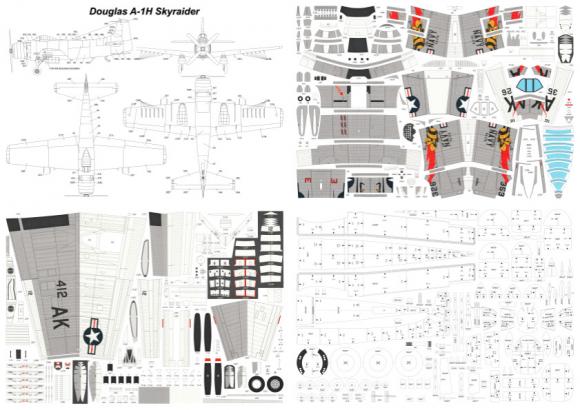 Штурмовик Douglas A-1H Skyraider