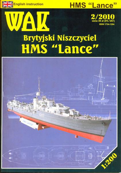 Эсминец HMS Lance
