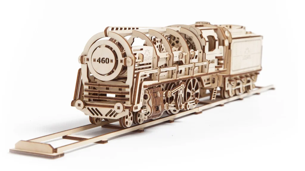 Локомотив с тендером UG460 (Ugears)