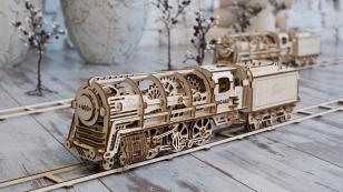 Локомотив с тендером UG460 (Ugears)
