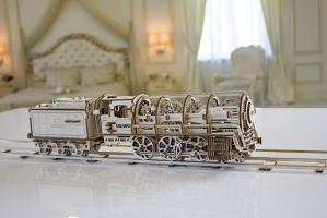 Локомотив с тендером UG460 (Ugears)
