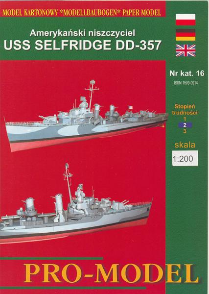 Эсминец USS Selfridge DD-357