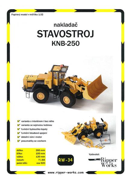 Фронтальный погрузчик Stavostroj KNB-250
