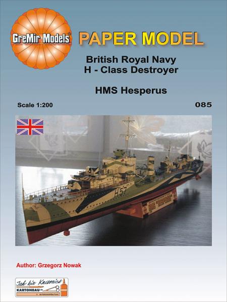 Эсминец HMS Hesperus CN3403